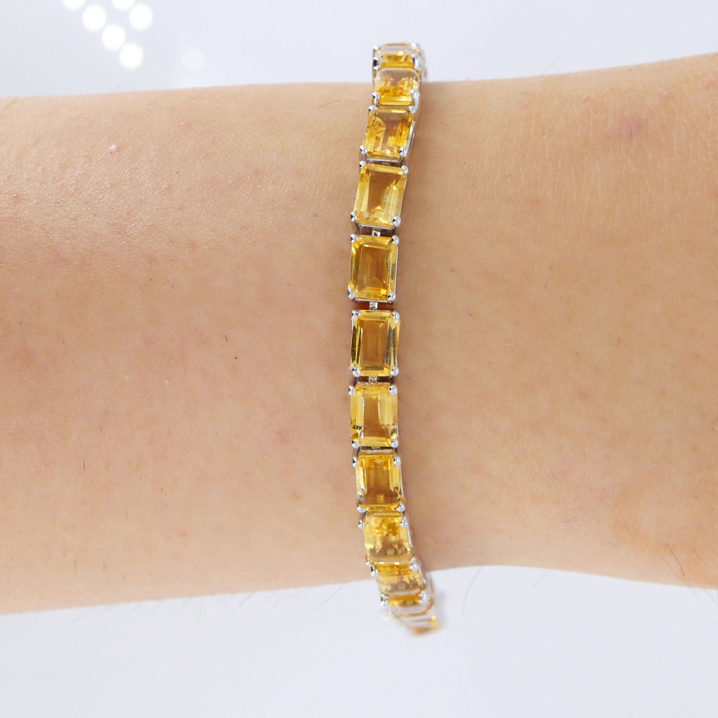 Citrine Bracelet Silver
