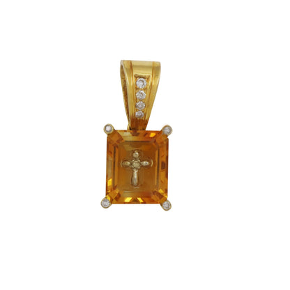 Unique Pendant 18K Gold