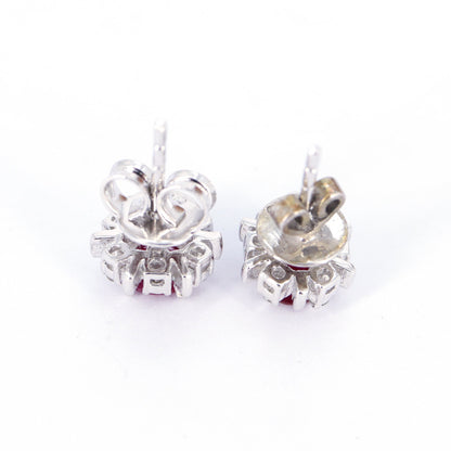 Ruby & Studs Studs Anniversary Wife Dainty Earring Silver