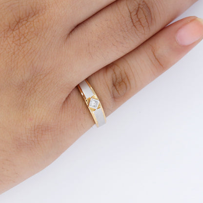 Princess Cut Ring 14K Gold