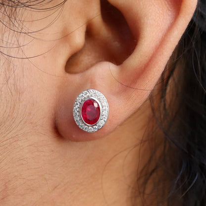 Halo Earring 14K Gold