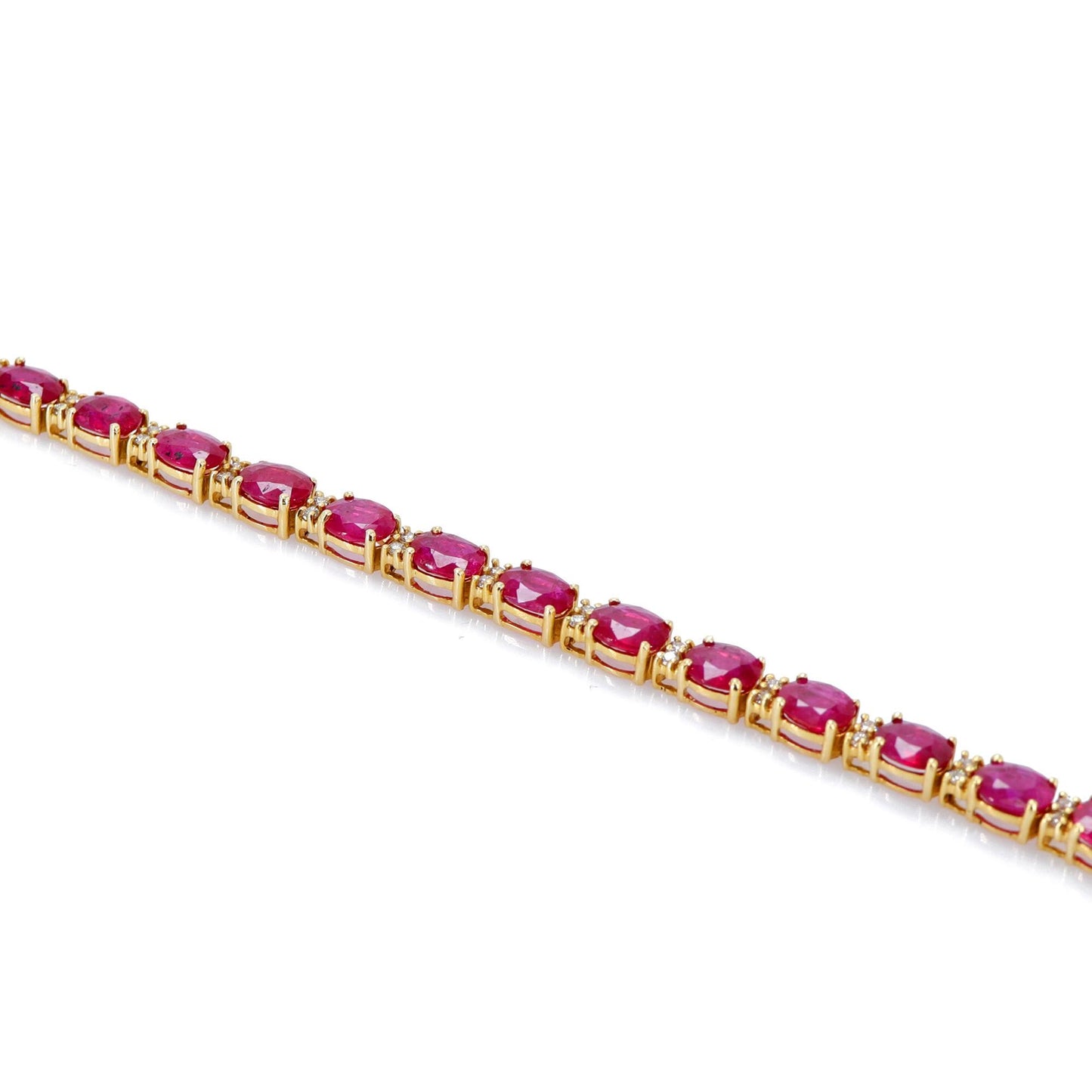 Ruby Bracelet 14K Gold