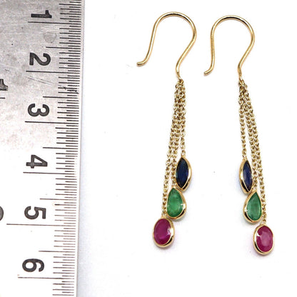 Yellow Handmade Earring 18K Gold