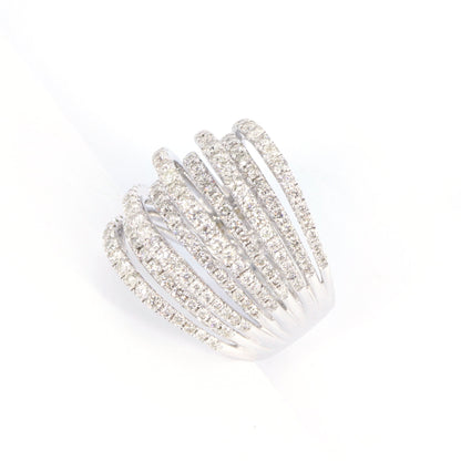 White Ring 18K Gold