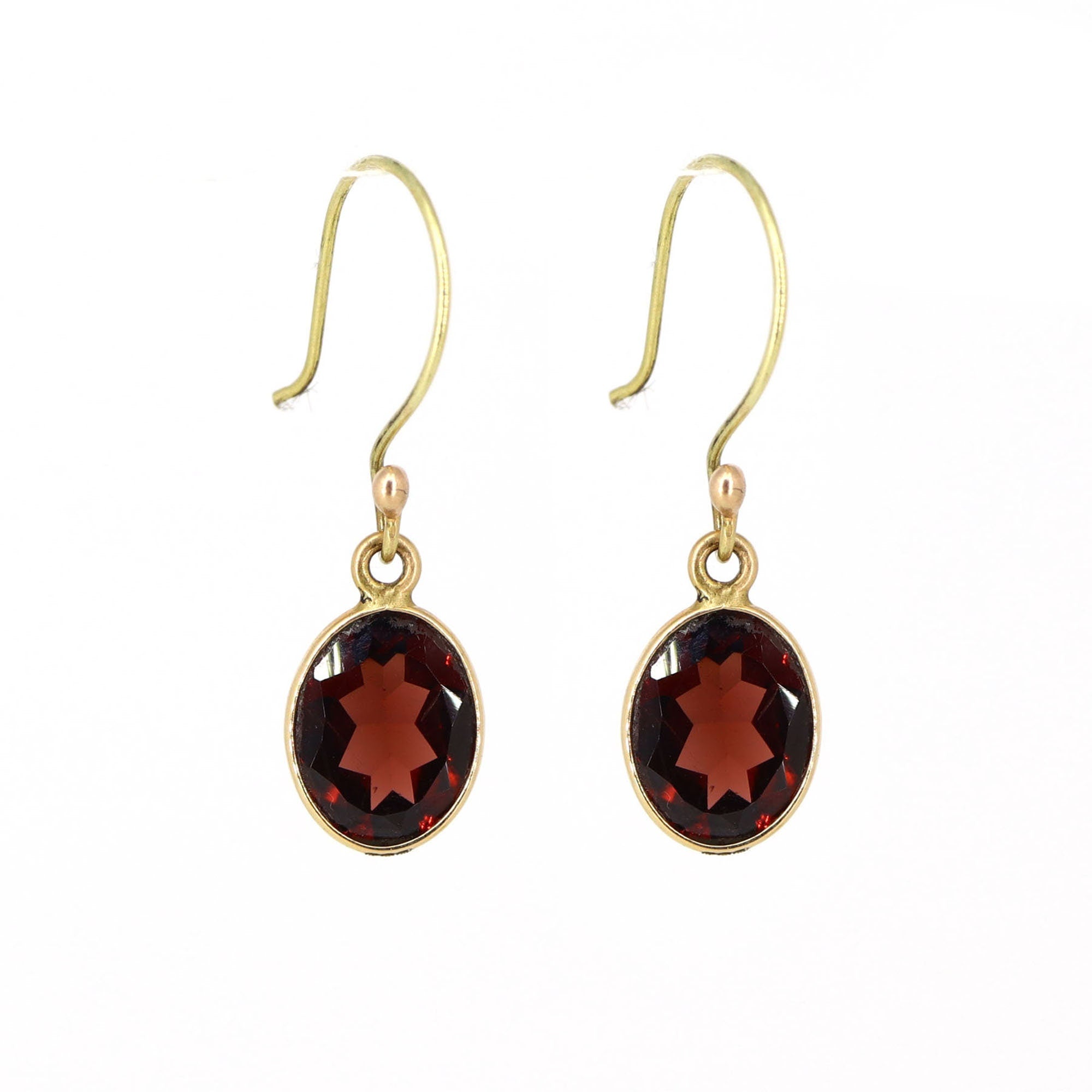 Yellow Garnet Earring 14K Gold