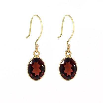 Yellow Garnet Earring 14K Gold