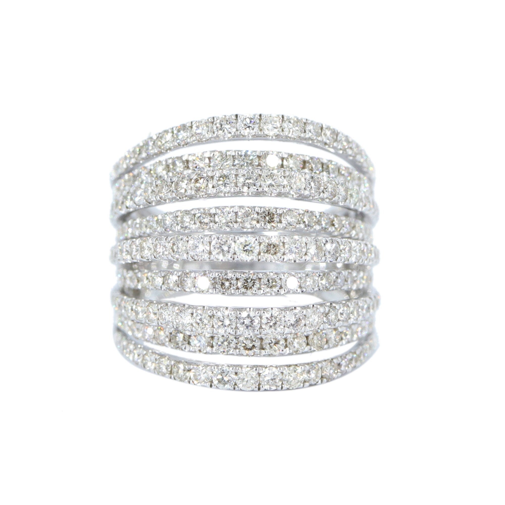 White Ring 18K Gold