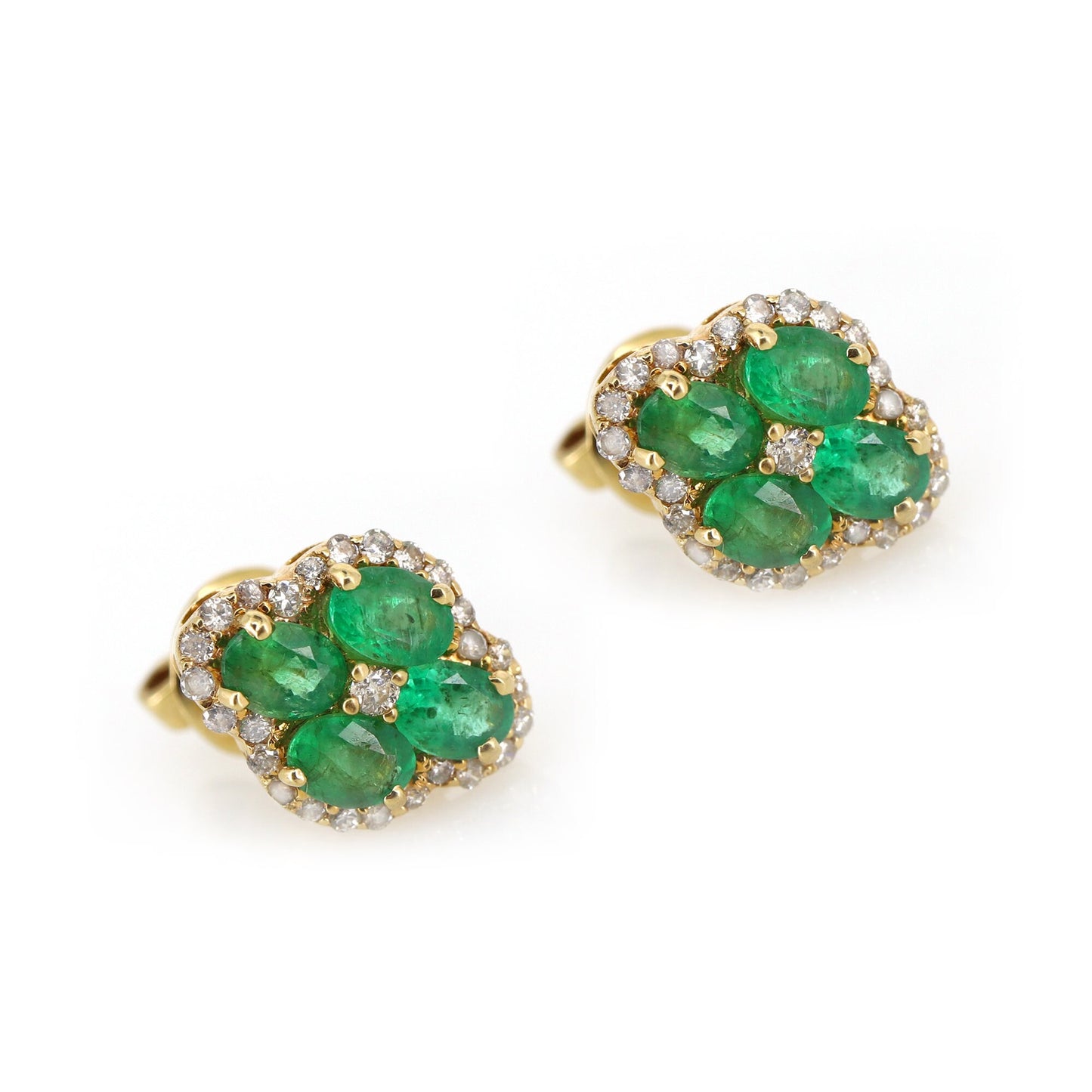 Emerald Earring 14K Gold