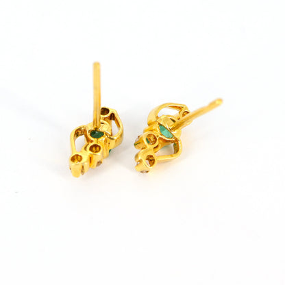 Yellow Daily Wear Earring 18K Gold