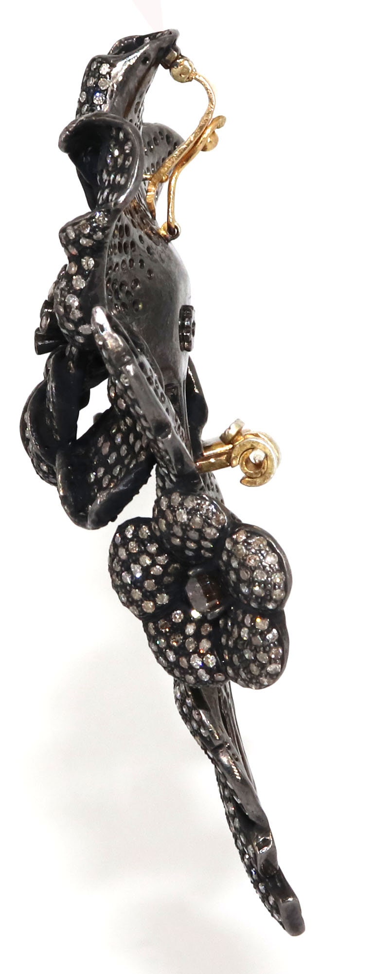 Exclusively Designed Vintage Replica Victorian Beautiful Flower Pendant Gold