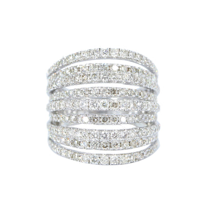 White Ring 18K Gold