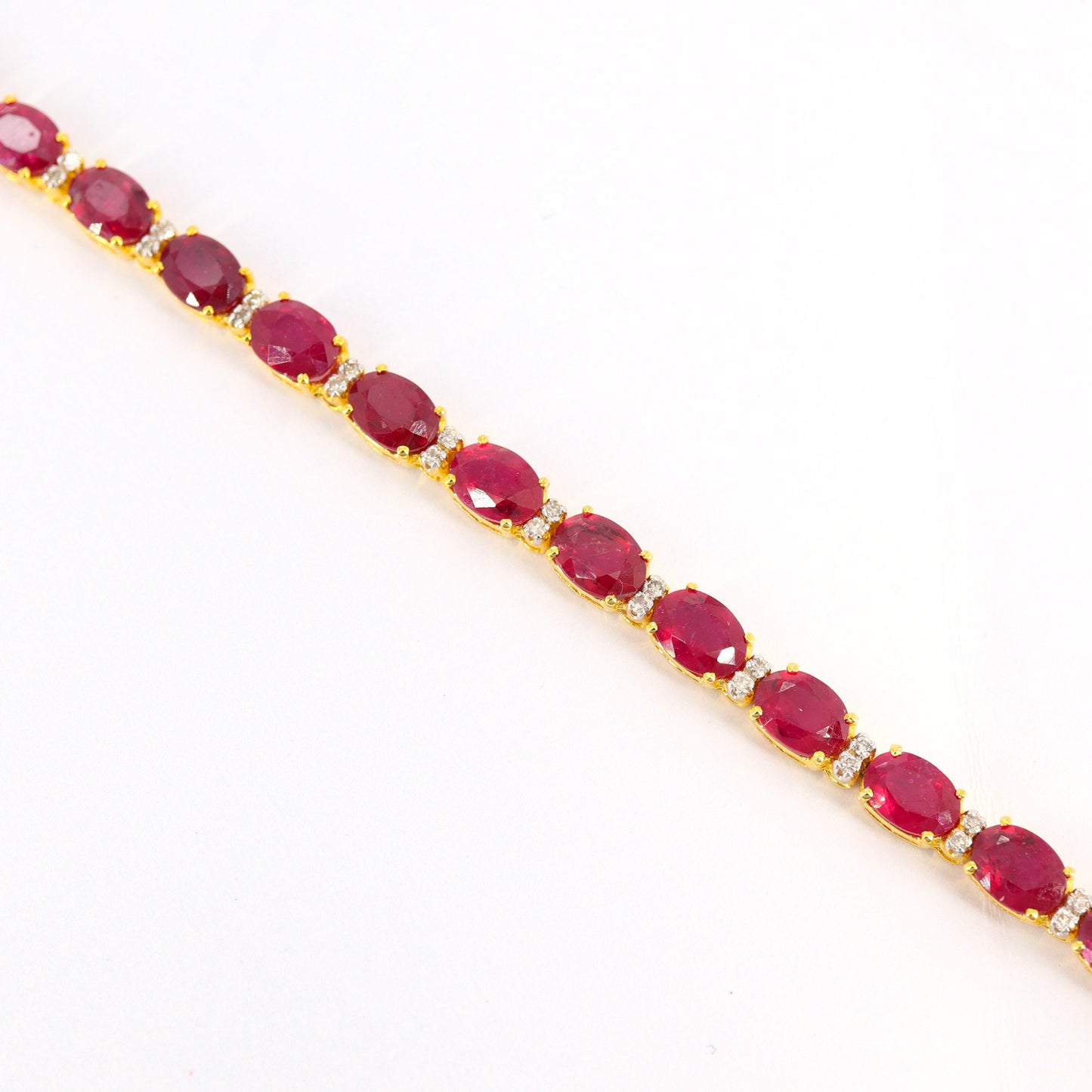 Ruby Bracelet 14K Gold