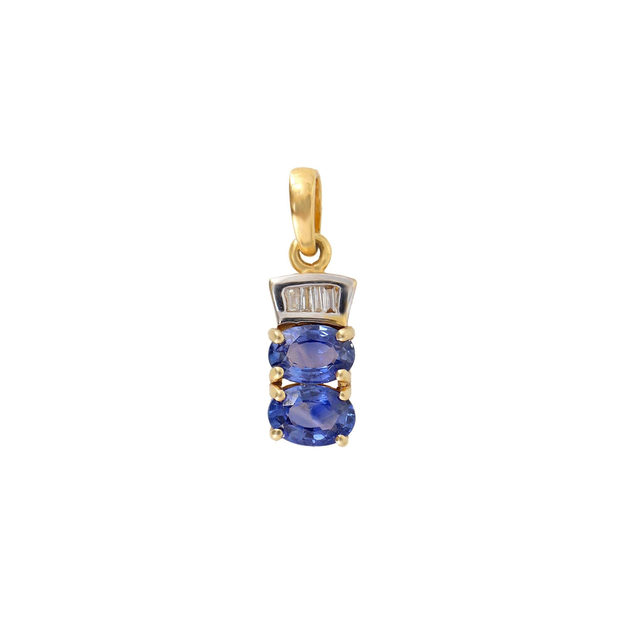 Yellow Dainty Pendant 14K Gold
