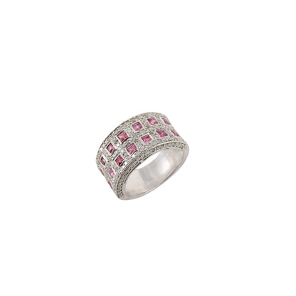 Ruby Ring Silver
