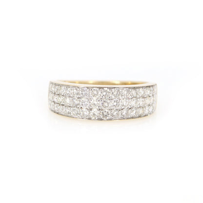Round Cut Eternity Ring 18K Gold