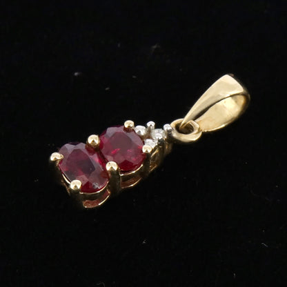 Minimalist Jewelry Ruby & Jewellery Ruby Pendant 14K Gold