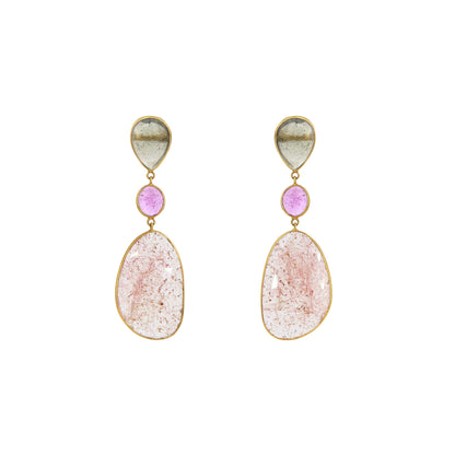 Yellow Dangling Earring 18K Gold