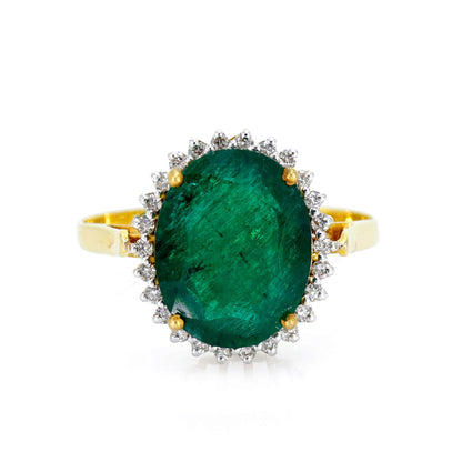 Emerald Ring 14K Gold