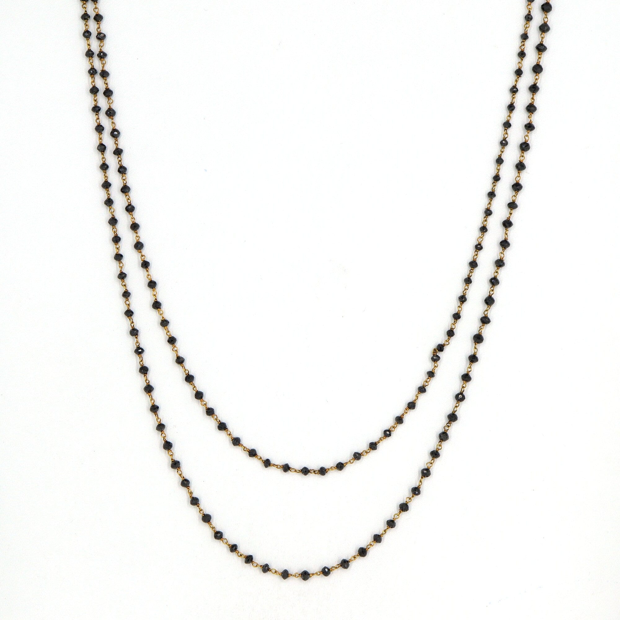 Black Beads Chain/ Yellow Chain/ Mangalsutram/ Black Chain/ Bracelet 18K Gold