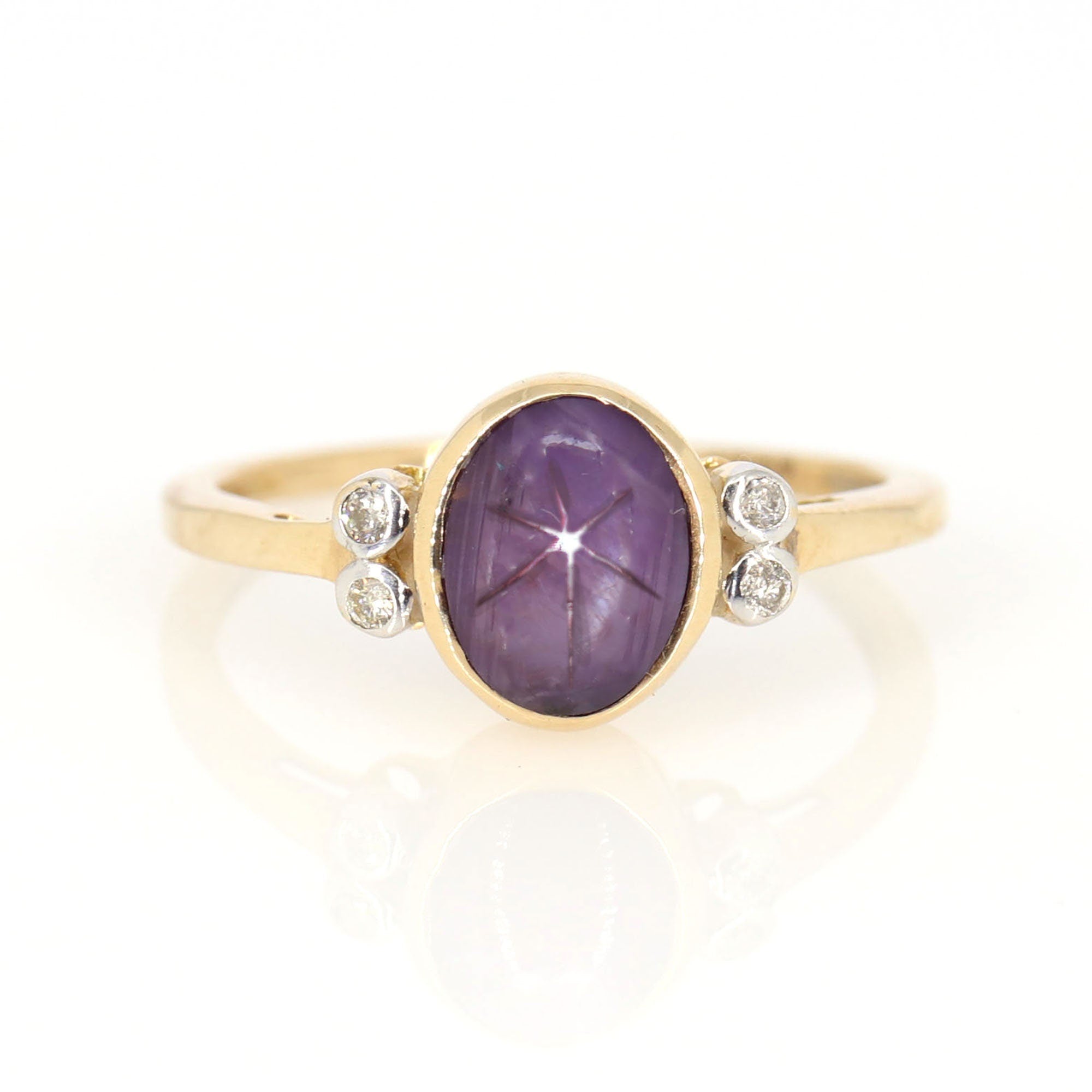 Star Ruby Ring Gold