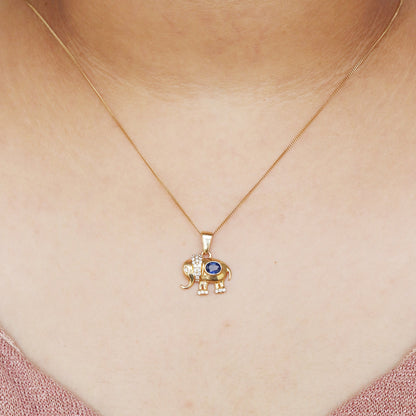 Animal Motif Pendant 14K Gold