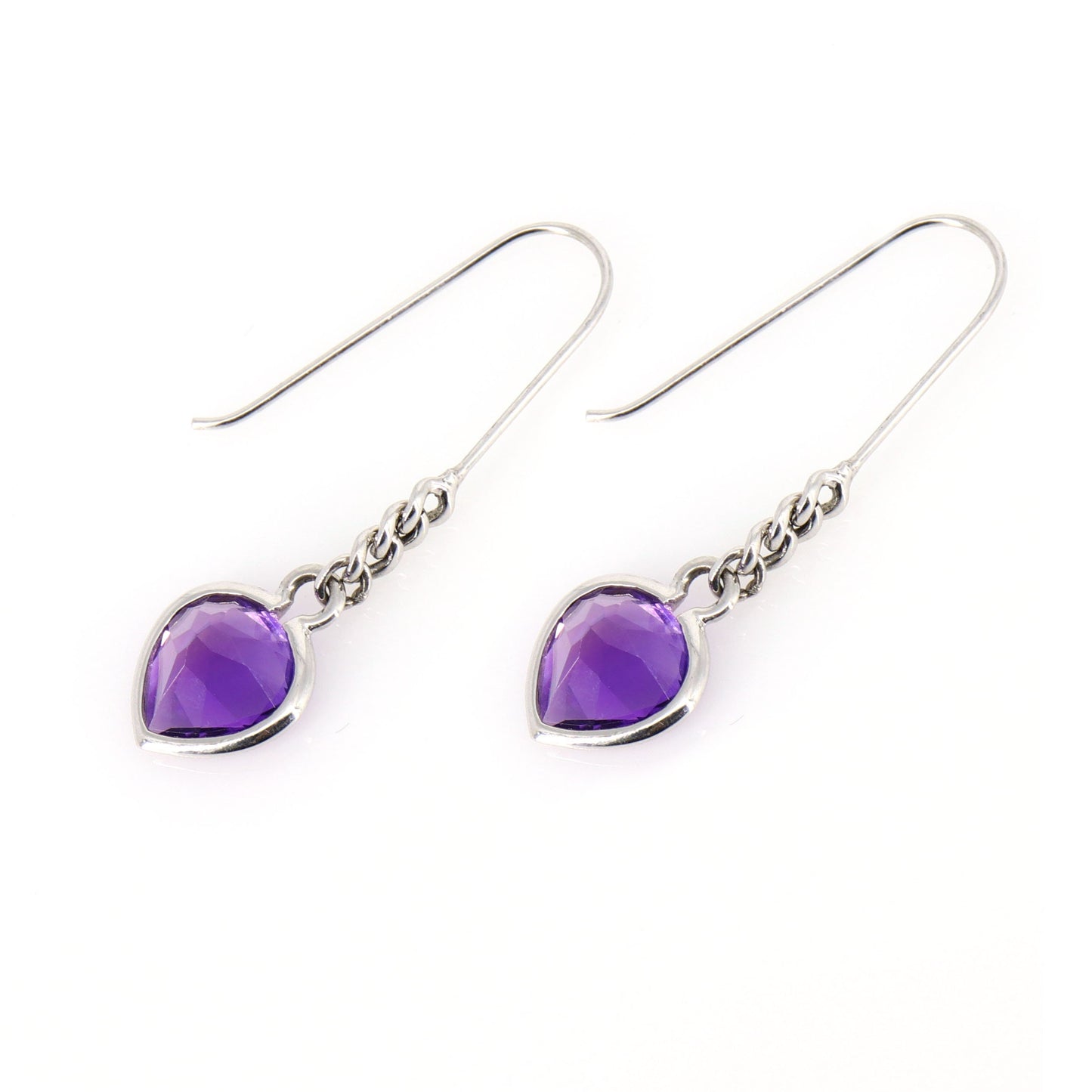 Amethyst Earring 14K Gold