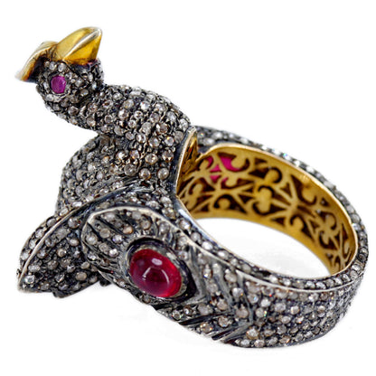 Birds Style Ring Gold