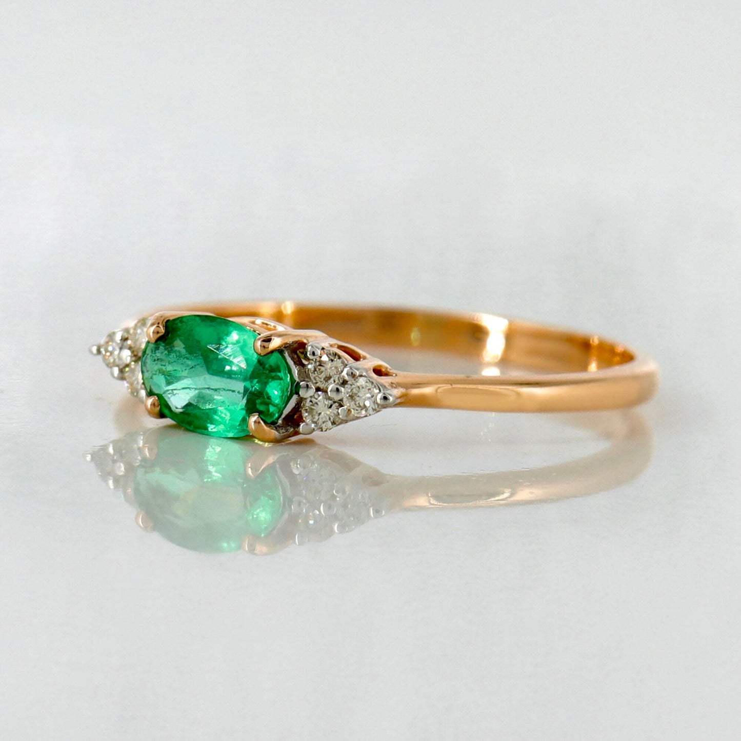 Pink Beautiful Ring 14K Gold