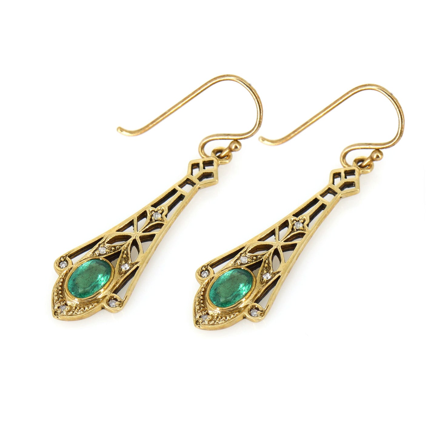 9K Yellow Earring Gold