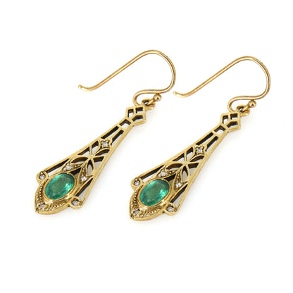 9K Yellow Earring Gold