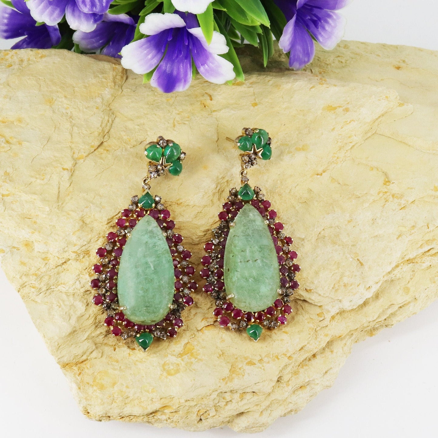 Vintage Emerald Earring