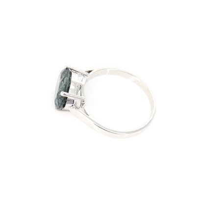 Nice Green Transparent Tourmaline Ring 14K Gold