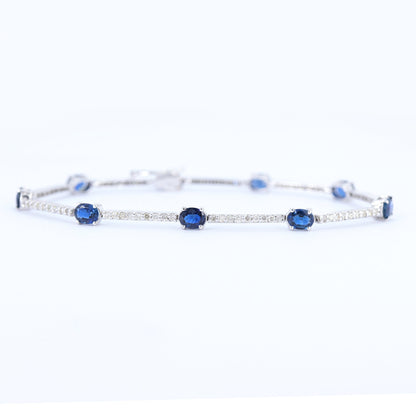 White Bracelet 18K Gold