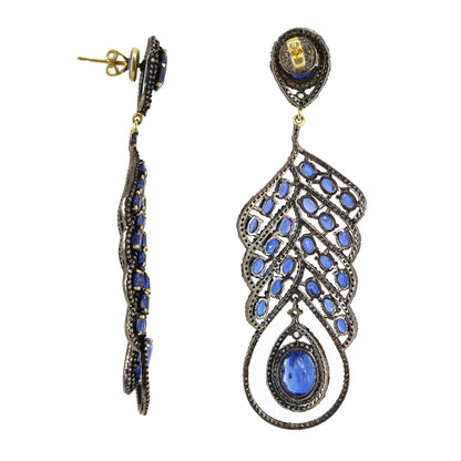 Blue Kyanite Earring