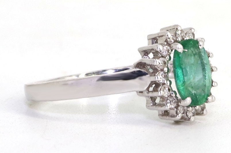 925 Sterling White Rhodium Beautiful Ring Gold