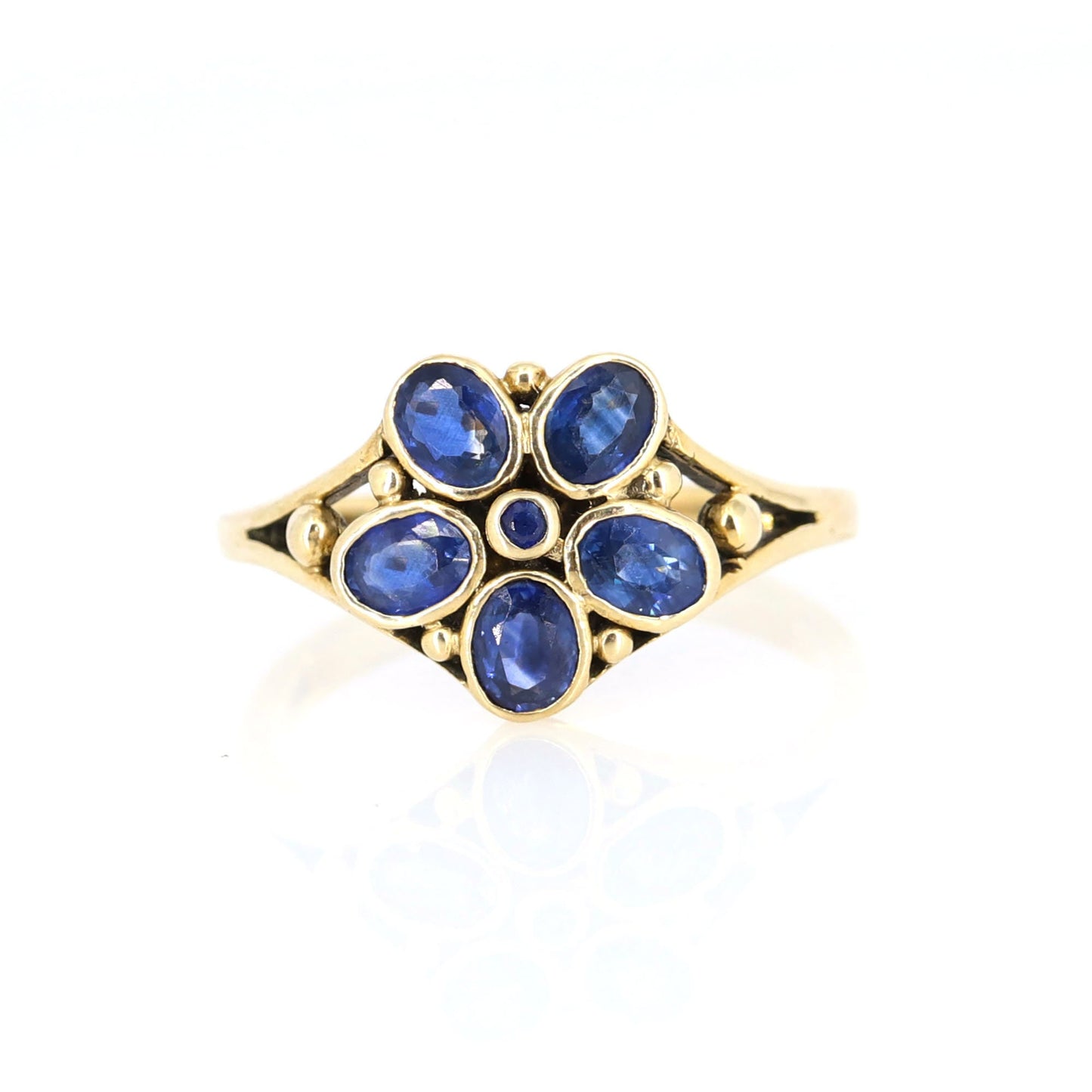 Vintage Sapphire Ring Gold