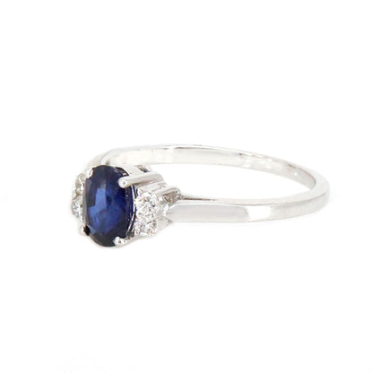 Handmade Sapphire & Ring 14K Gold