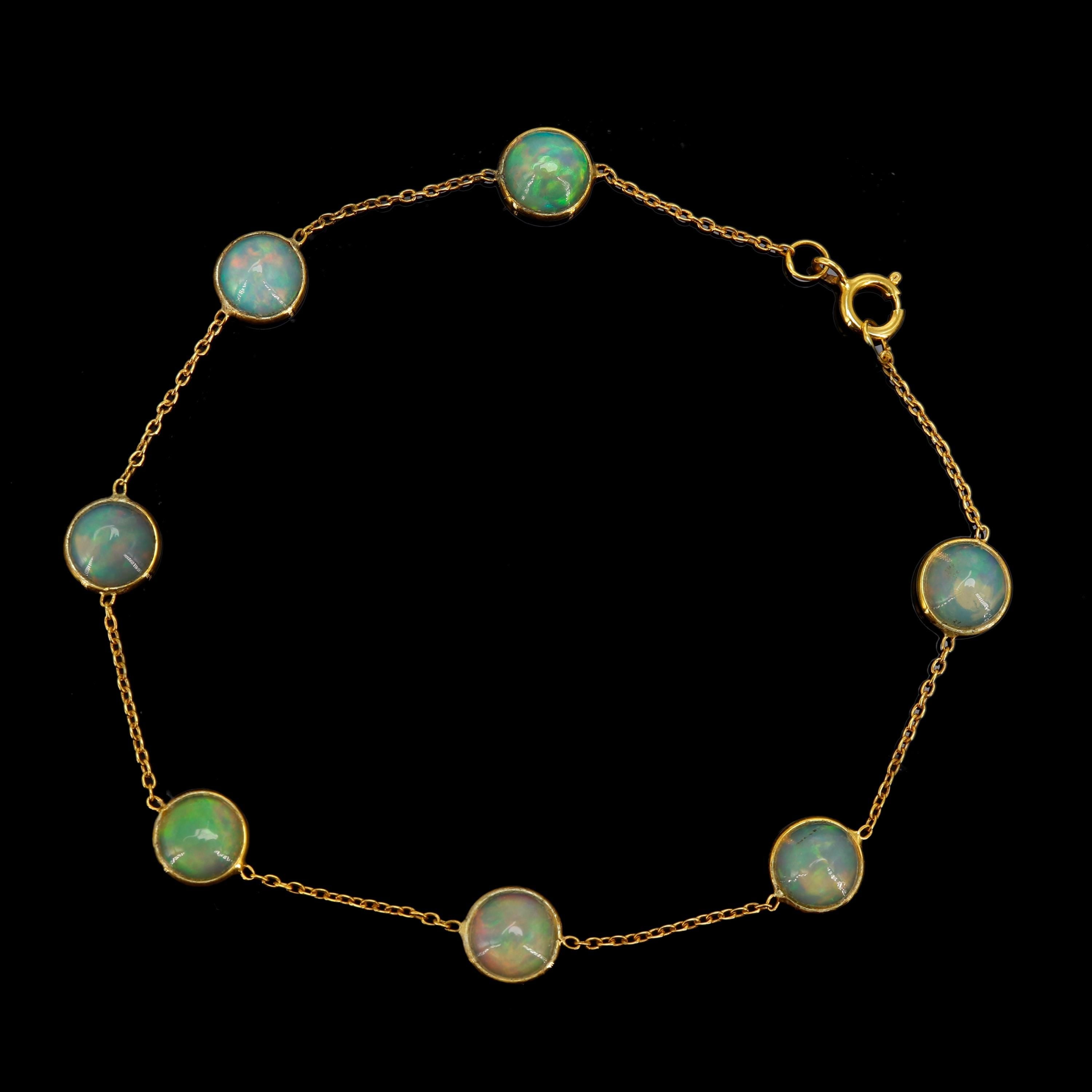 Opal Bracelet 14K Gold