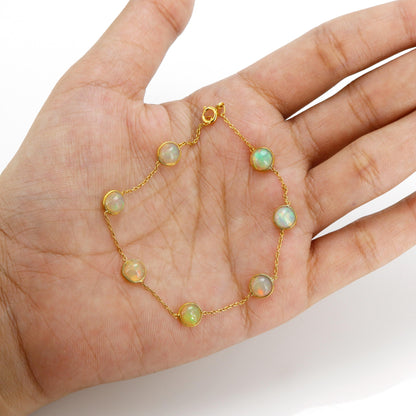 Opal Bracelet 14K Gold